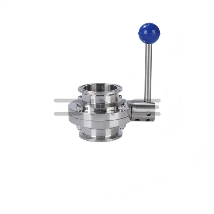 Sanitetsklämma fjärilsventil