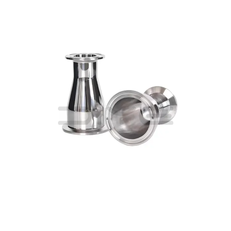 Sanitetsklämma i rostfritt stål, koncentrisk reducering