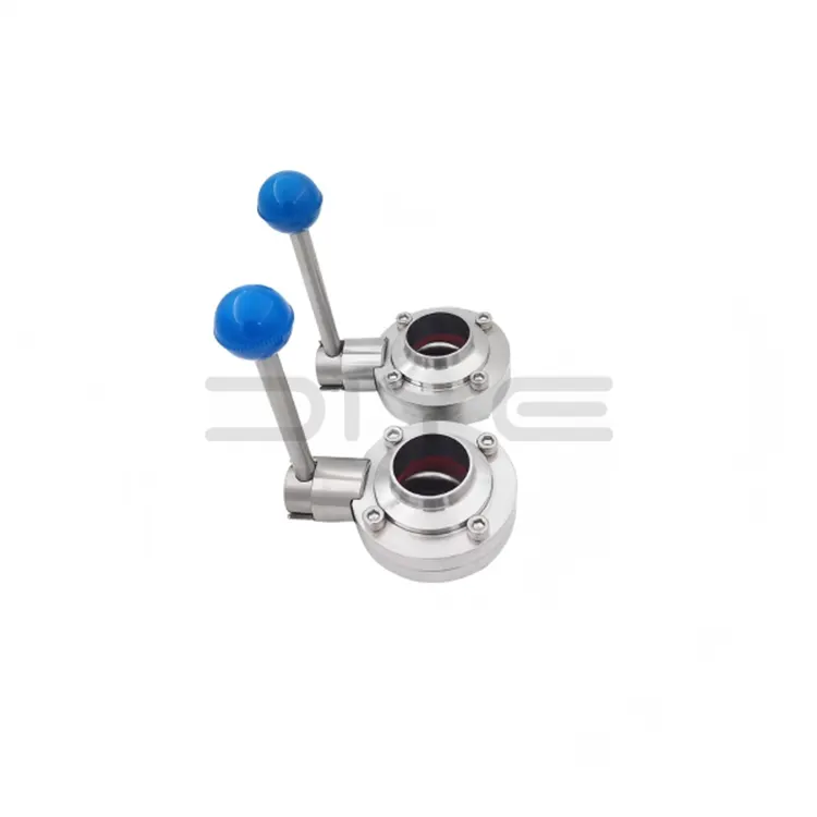 Sanitär svetsspjällventil